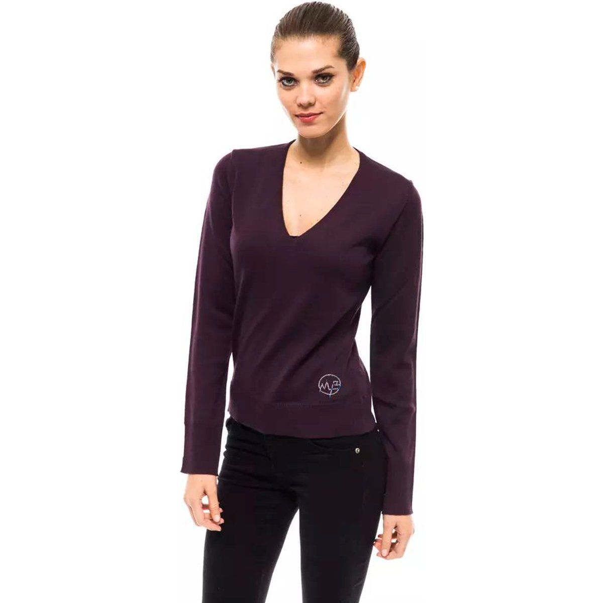 Eleganter Slim-Fit Merinopullover