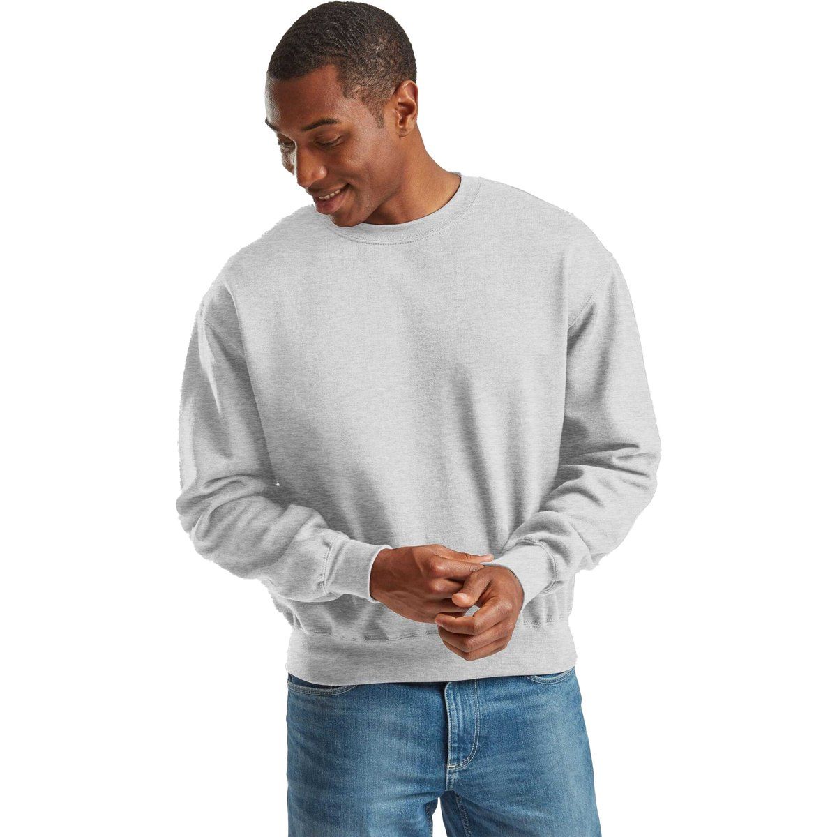Schweres Crewneck-Sweatshirt aus Baumwolle