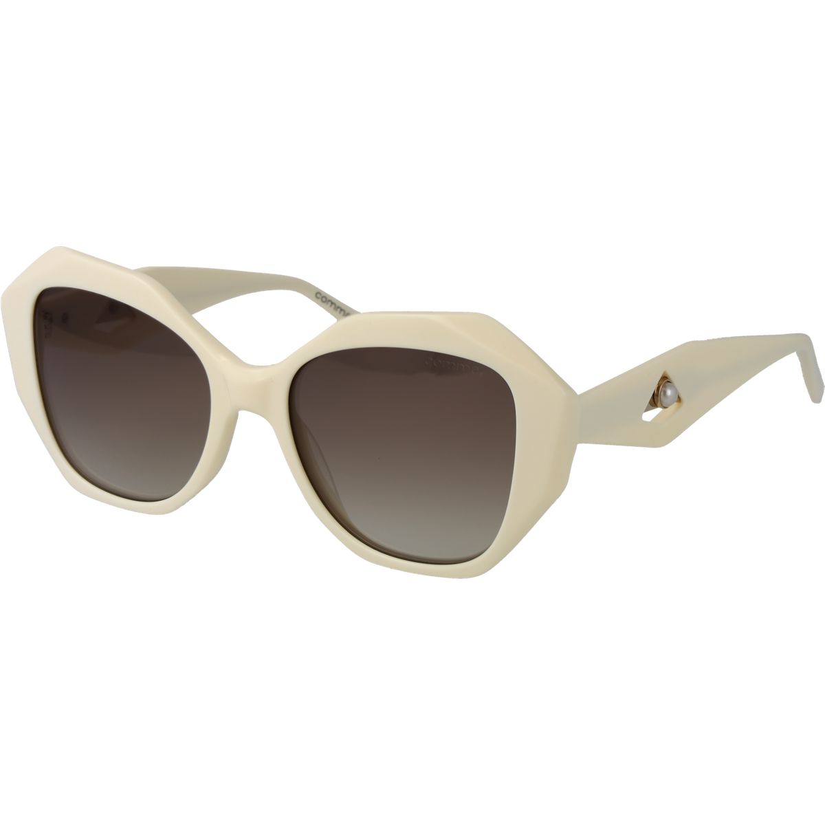 Geometrische Vollrand Statement-Sonnenbrille