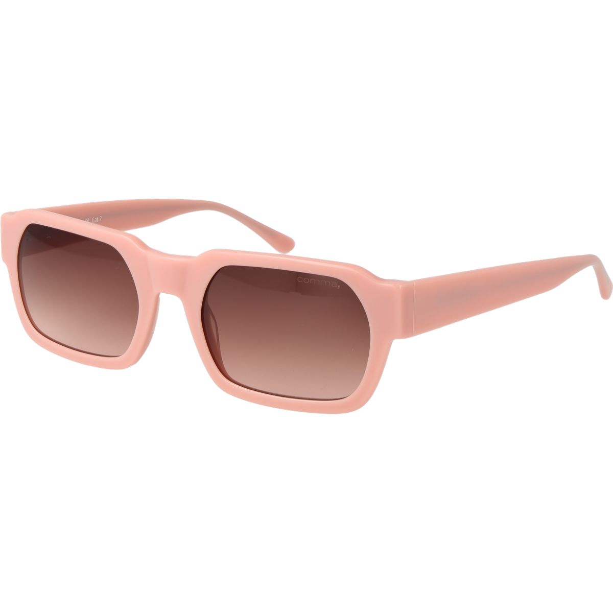 Markante rechteckige Vollrand-Sonnenbrille