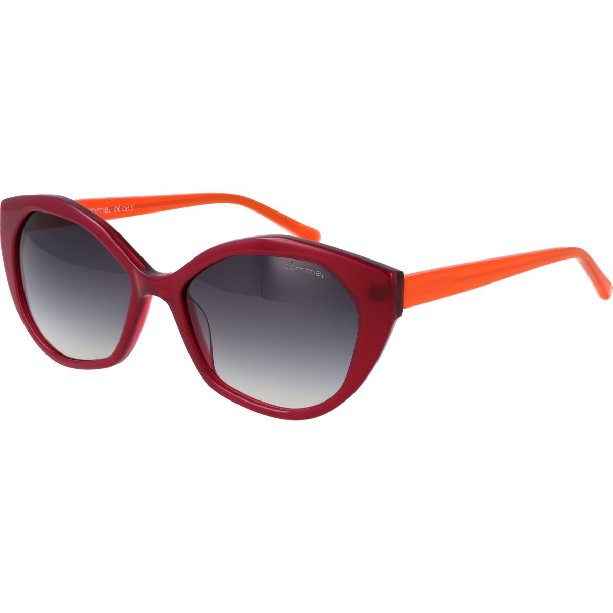 Elegante Cat-Eye-Sonnenbrille in Bicolor-Optik