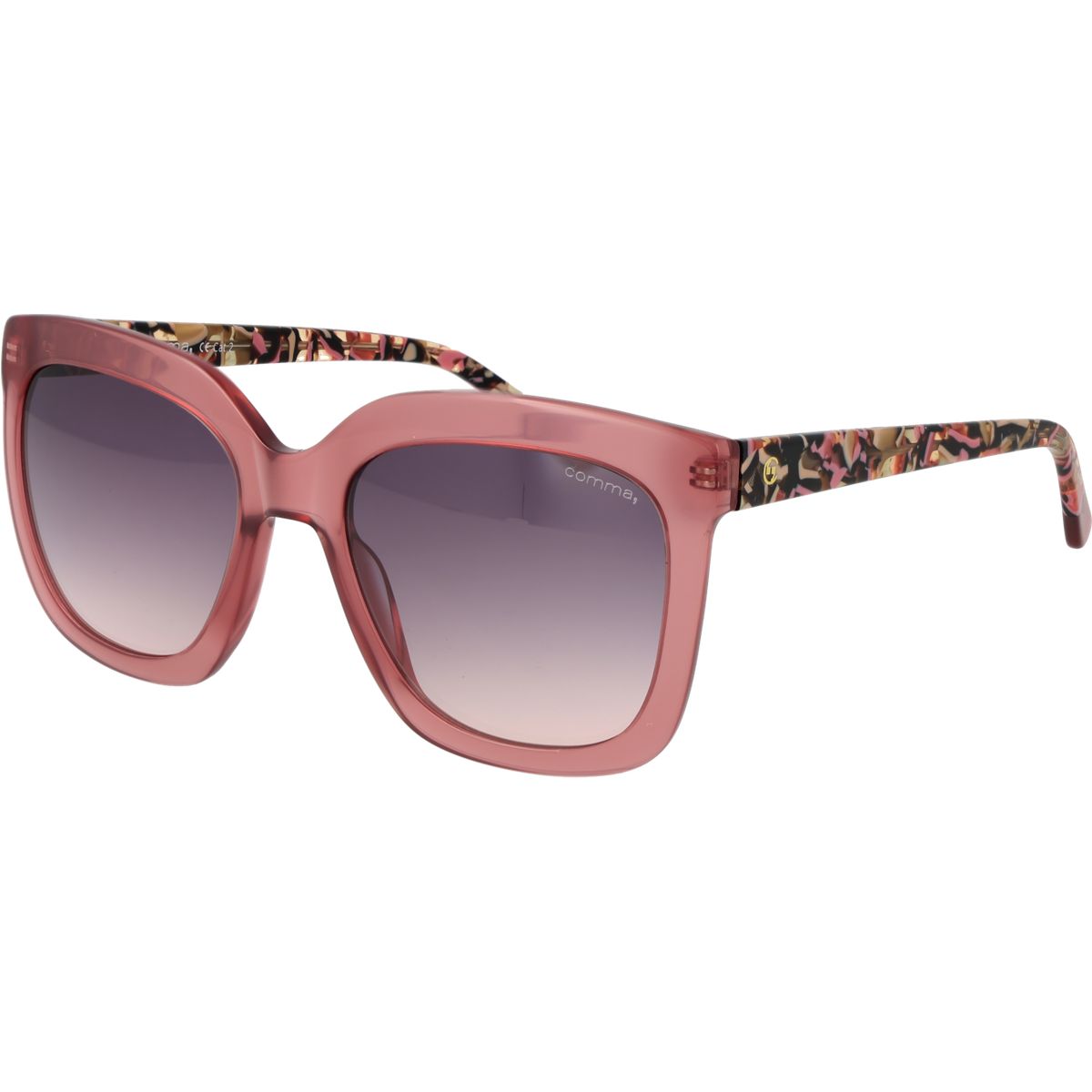 Elegante Quadratische Sonnenbrille mit Farbverlauf