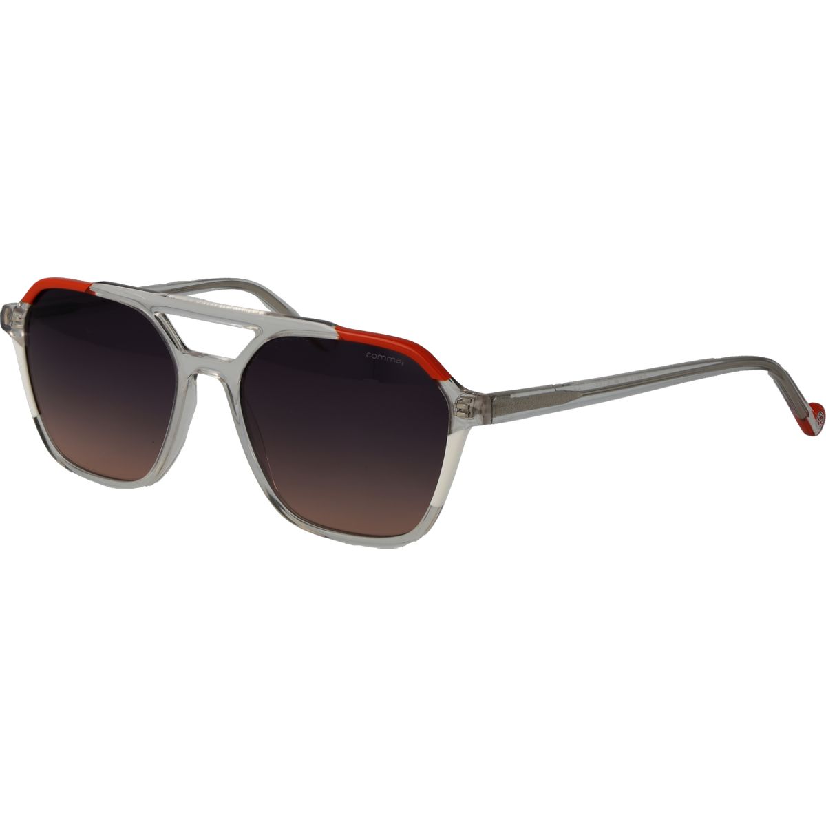 Moderne Pilotenbrille mit farbigen Akzenten