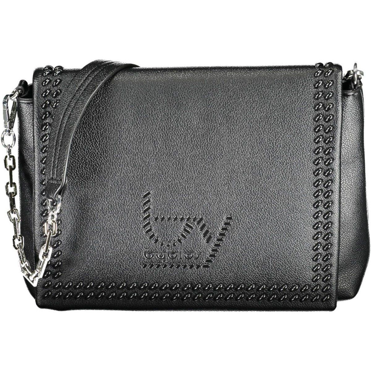Besetzte Leder-Tasche mit Kettenriemen
