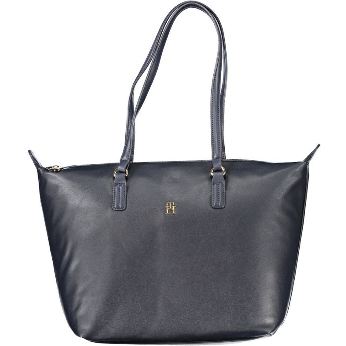 Klassische Nylon-Shopper mit Reißverschluss