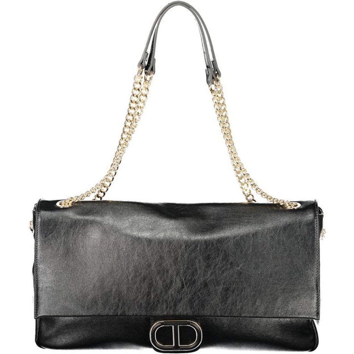 Elegante Ledertasche mit Kettenriemen