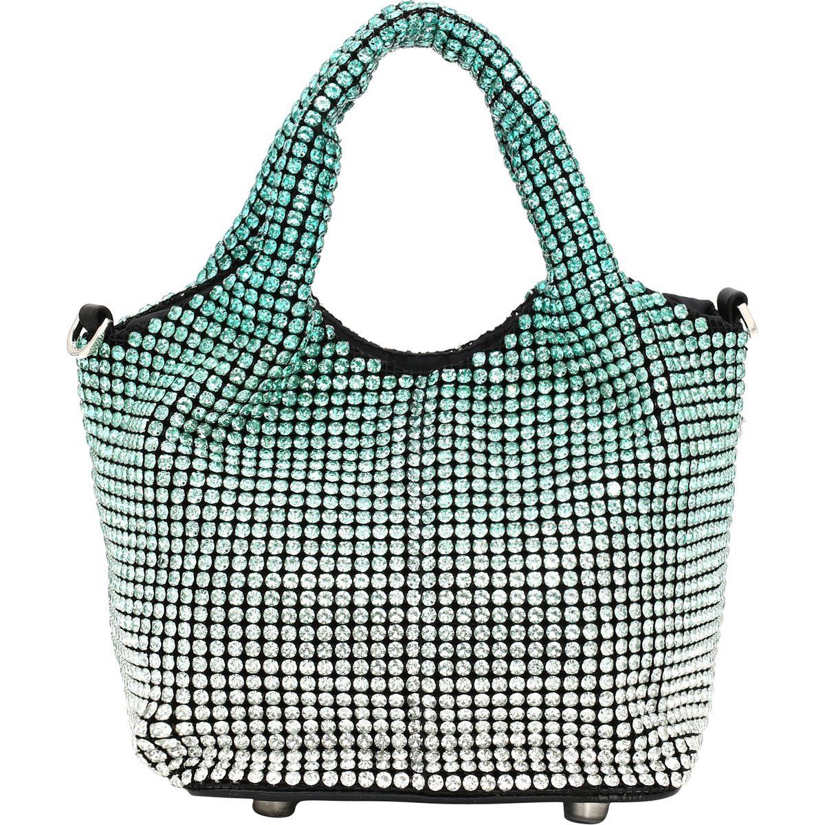Glitzernde Hobo-Tasche mit Farbverlauf