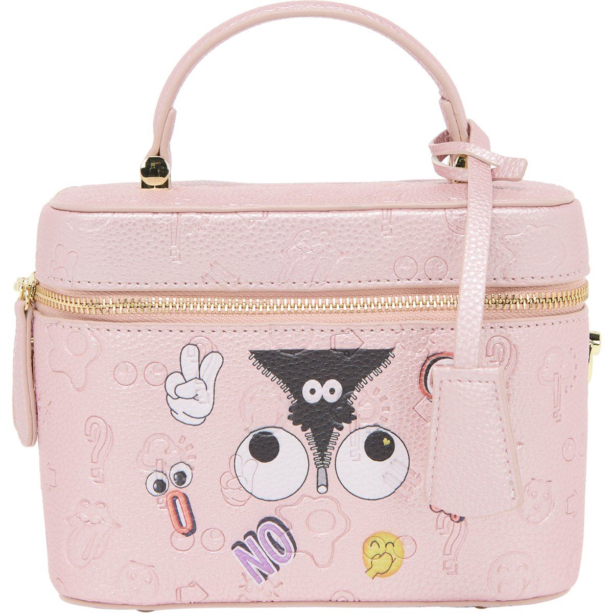 Vanity-Box-Tasche mit Comic-Grafik