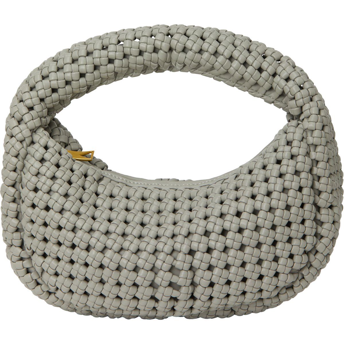 Skulpturale geflochtene Hobo-Tasche