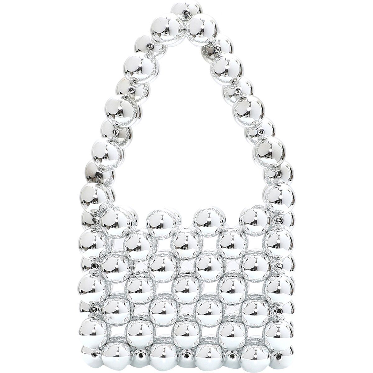 Glänzende Perlen-Mini-Handtasche