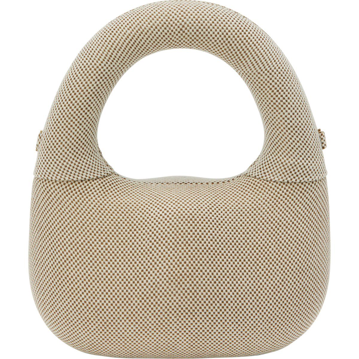 Skulpturale Tasche mit geschwungenem Griff