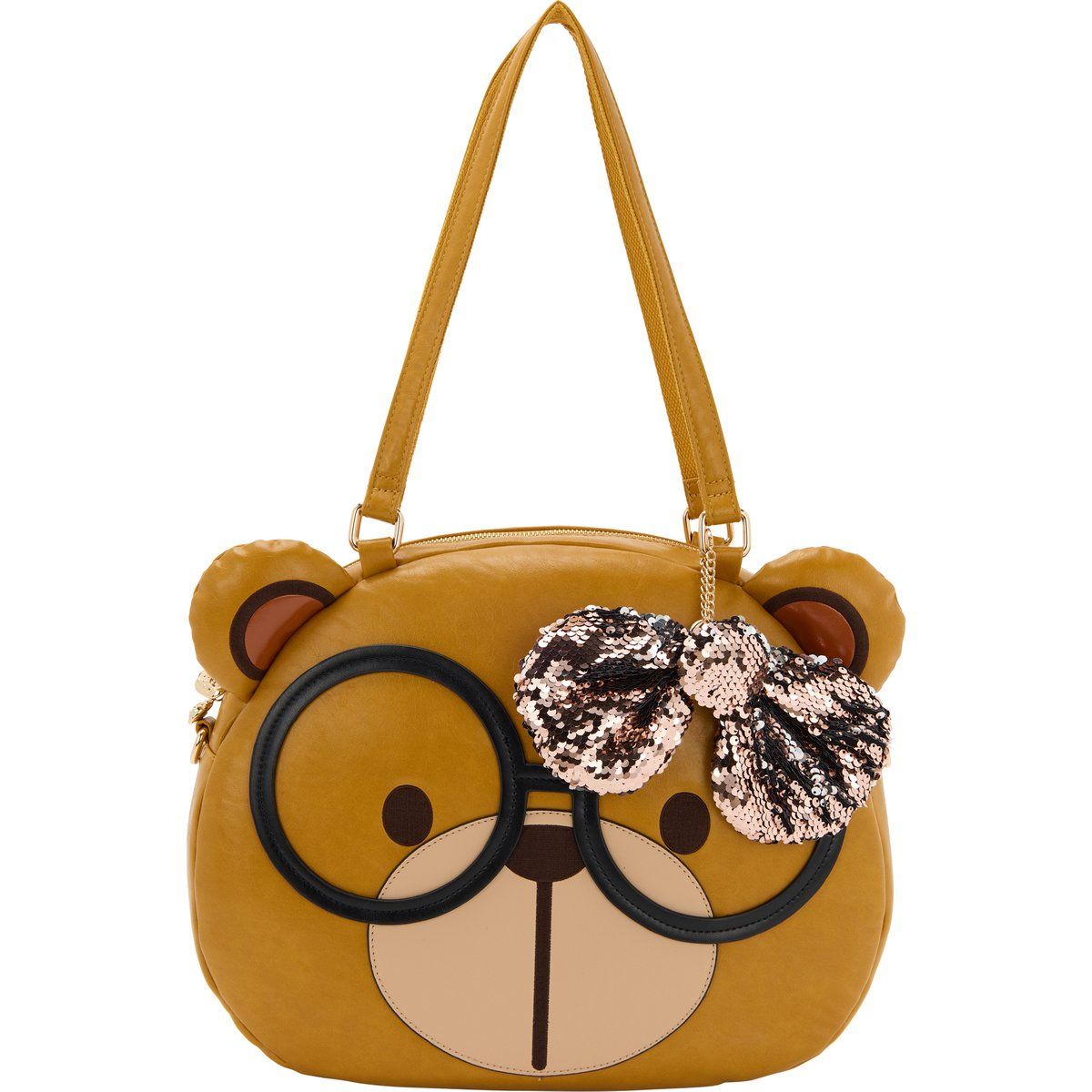 Runde Teddybär Handtasche