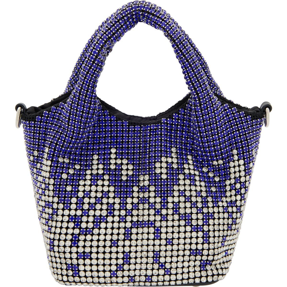 Mit Strass verzierte Mini-Handtasche