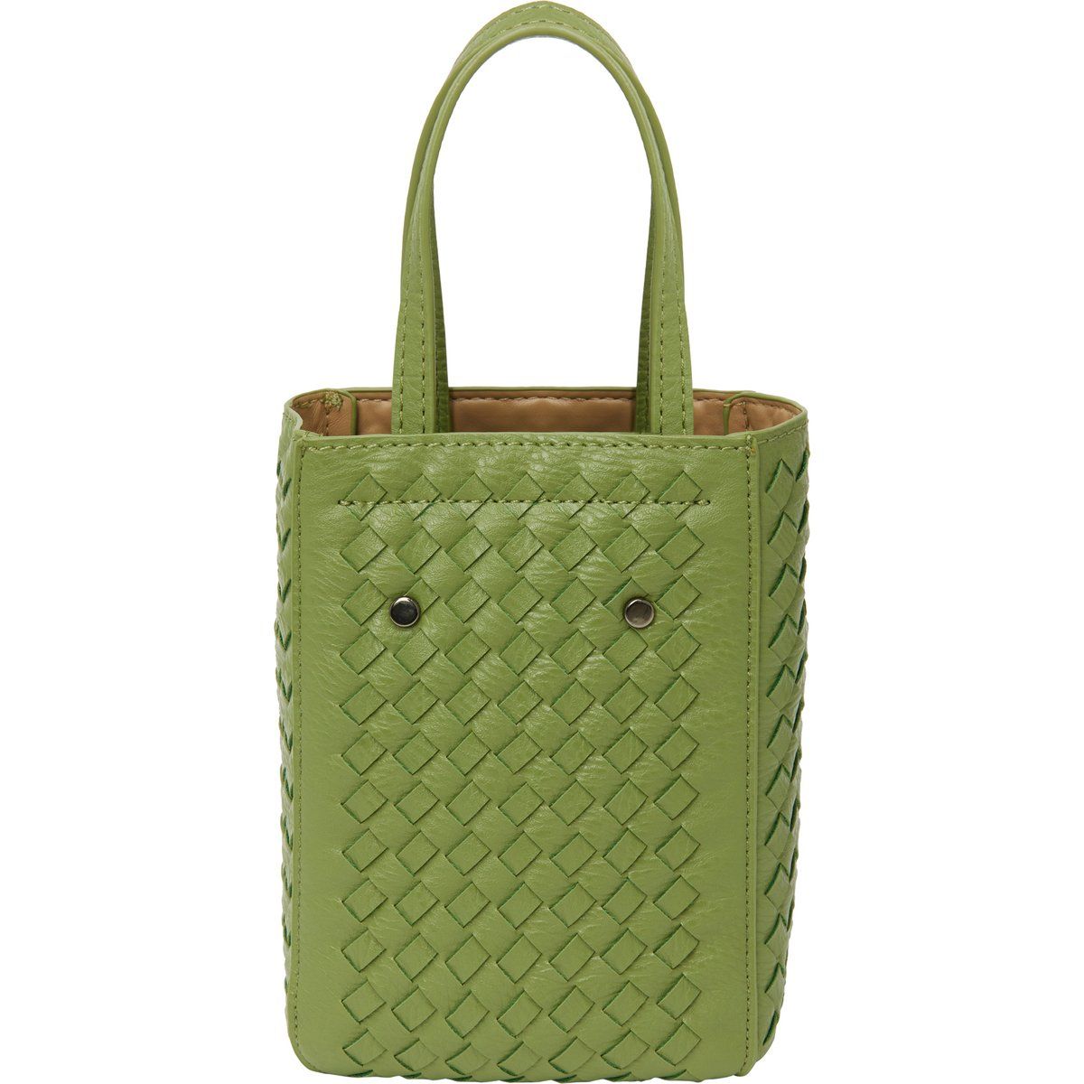 Geflochtene Mini-Tote Handtasche