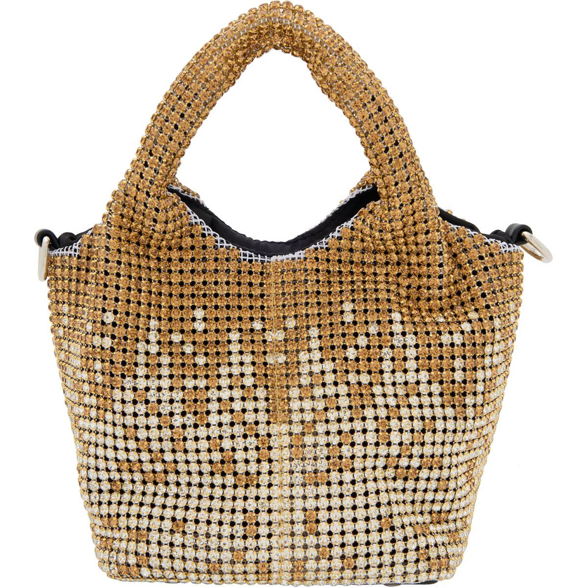 Funkelnde Abendtasche mit Strassbesatz