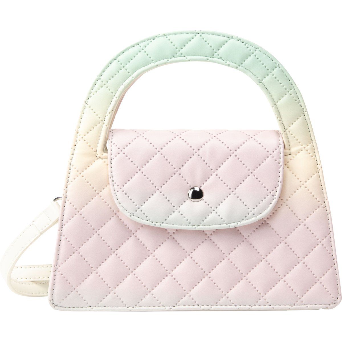 Gesteppte Ombre-Handtasche
