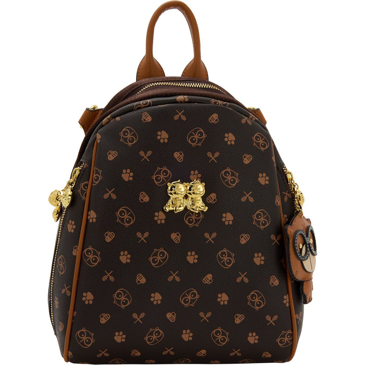 Charmanter gemusterter Mini-Tagesrucksack