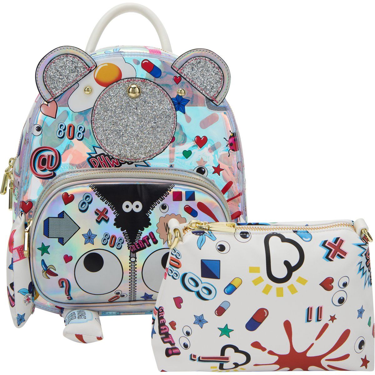Rucksack-Set mit Bärenohren