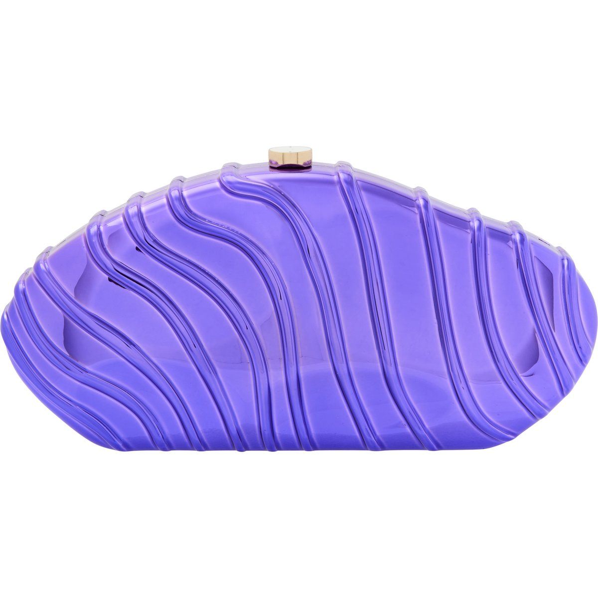 Muschelförmige Clutch mit Wellenstruktur