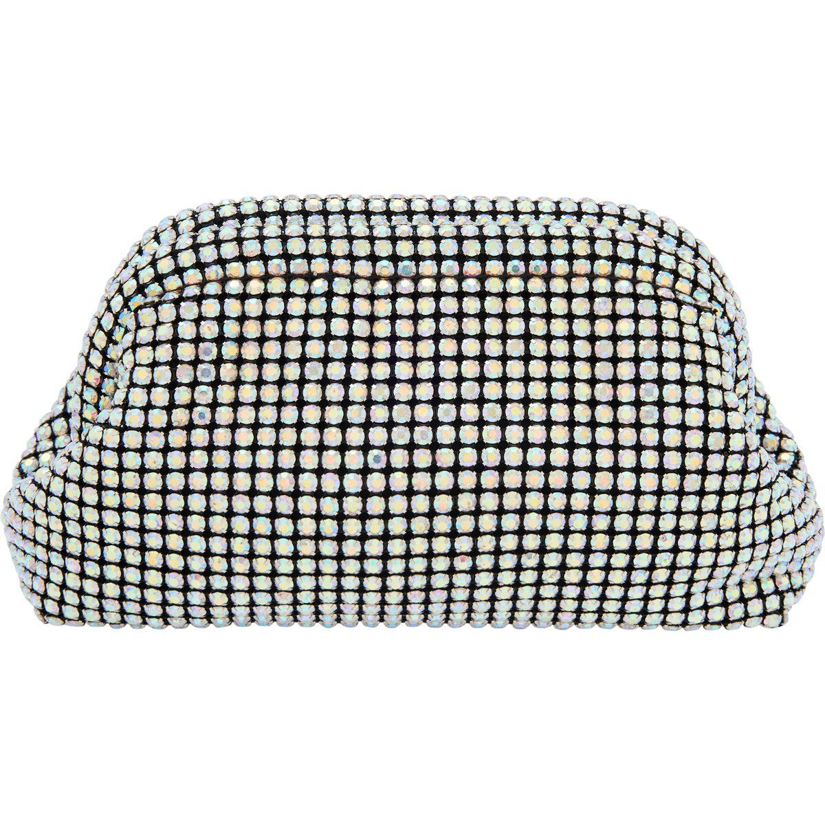 Elegante Pouch-Clutch mit Strass