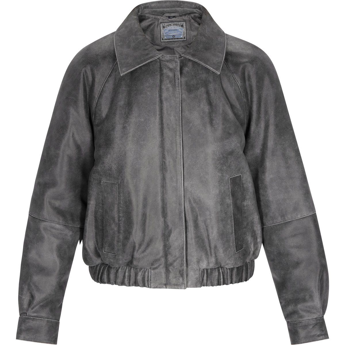 Bomberjacke aus gewaschenem Lammleder