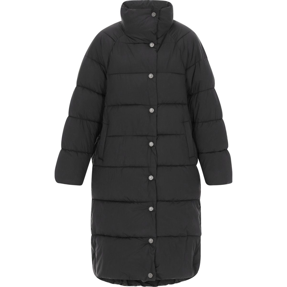 Eleganter langer Steppmantel mit Wattierung