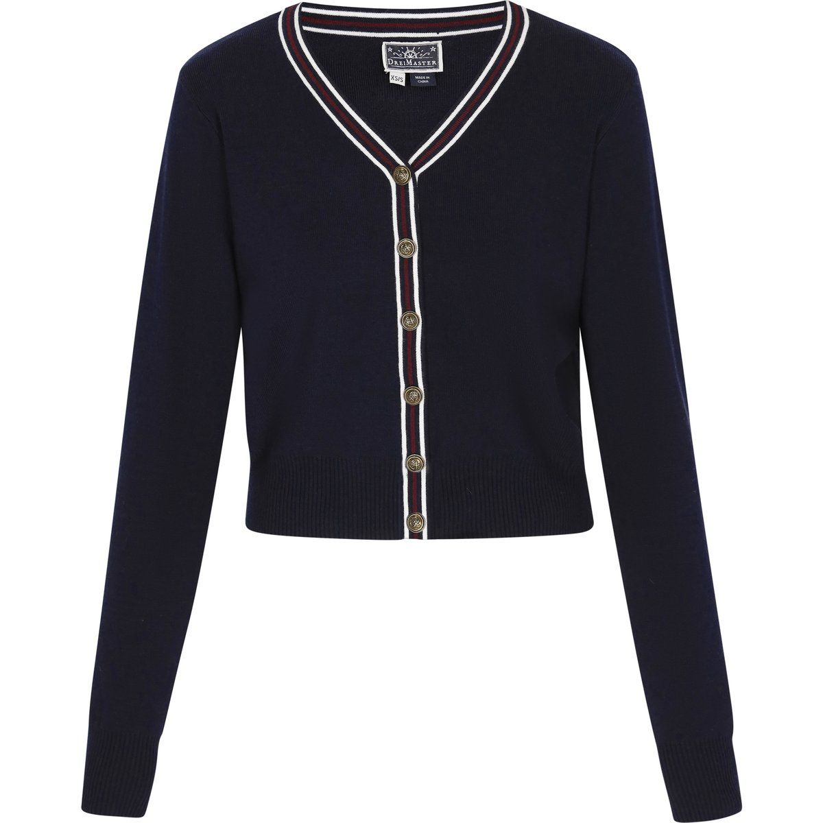 Gestreifte Cardigan im Marine-Stil