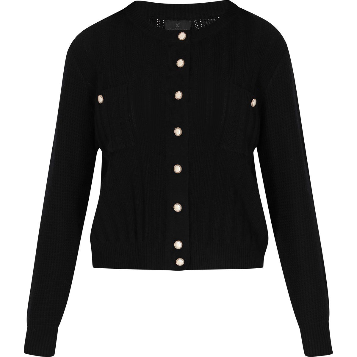 Elegante Strickjacke mit Zierknöpfen