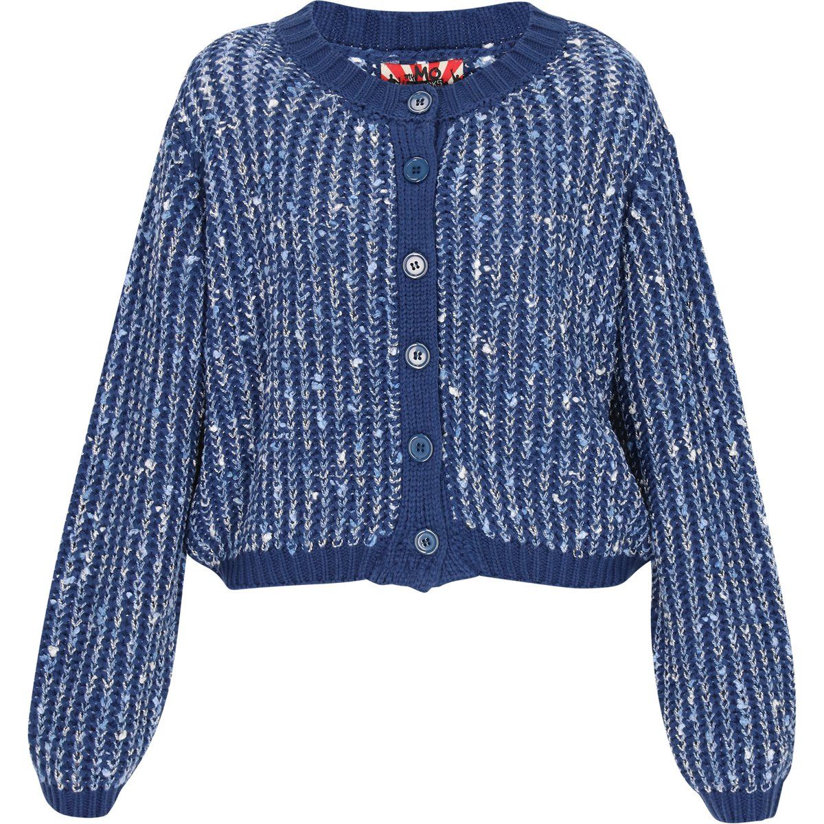 Lockerer Cardigan aus Melange-Strick