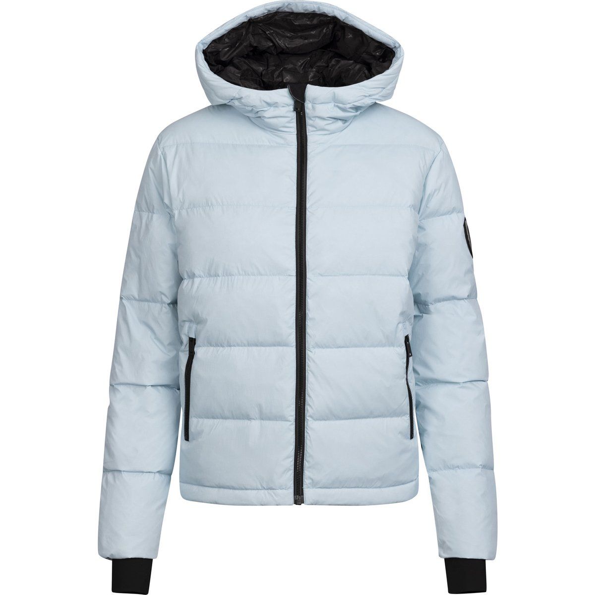 Gesteppte Daunenjacke mit Kapuze