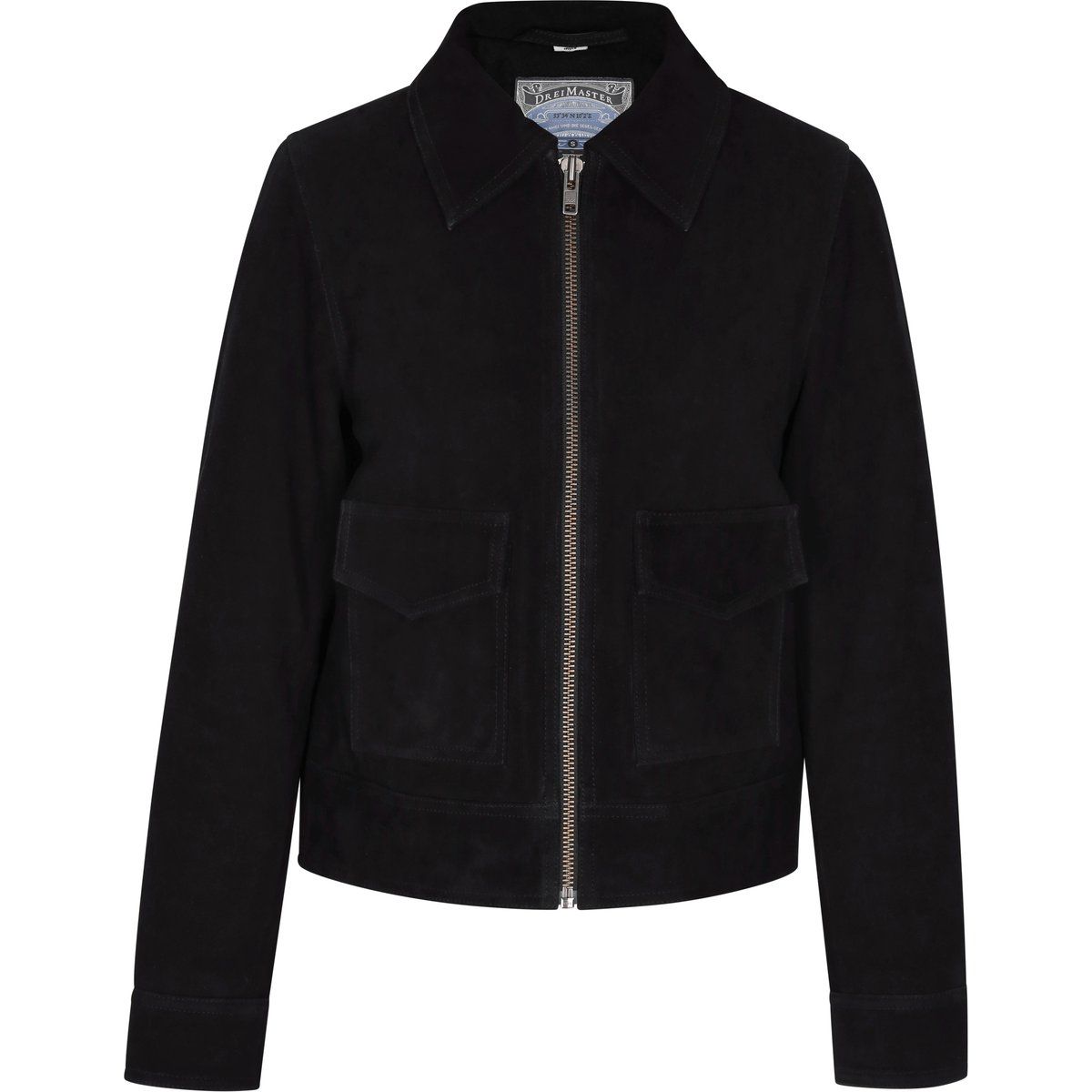 Kurze Zip-Jacke mit Pattentaschen