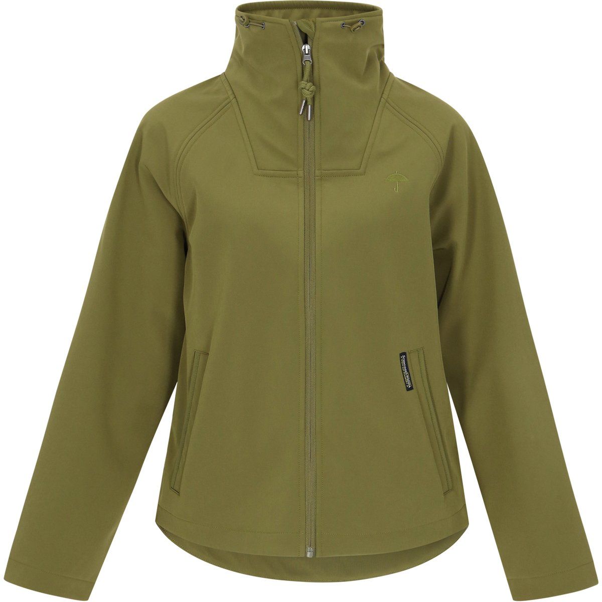 Funktionale Softshelljacke mit Stehkragen