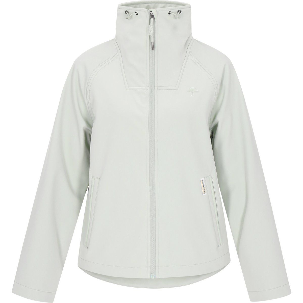 Wasserdichte Softshelljacke mit Kapuze
