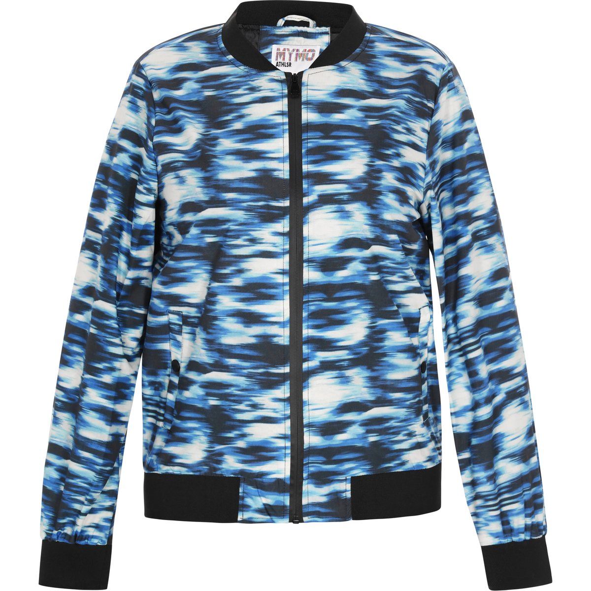 Bomberjacke mit abstraktem Print