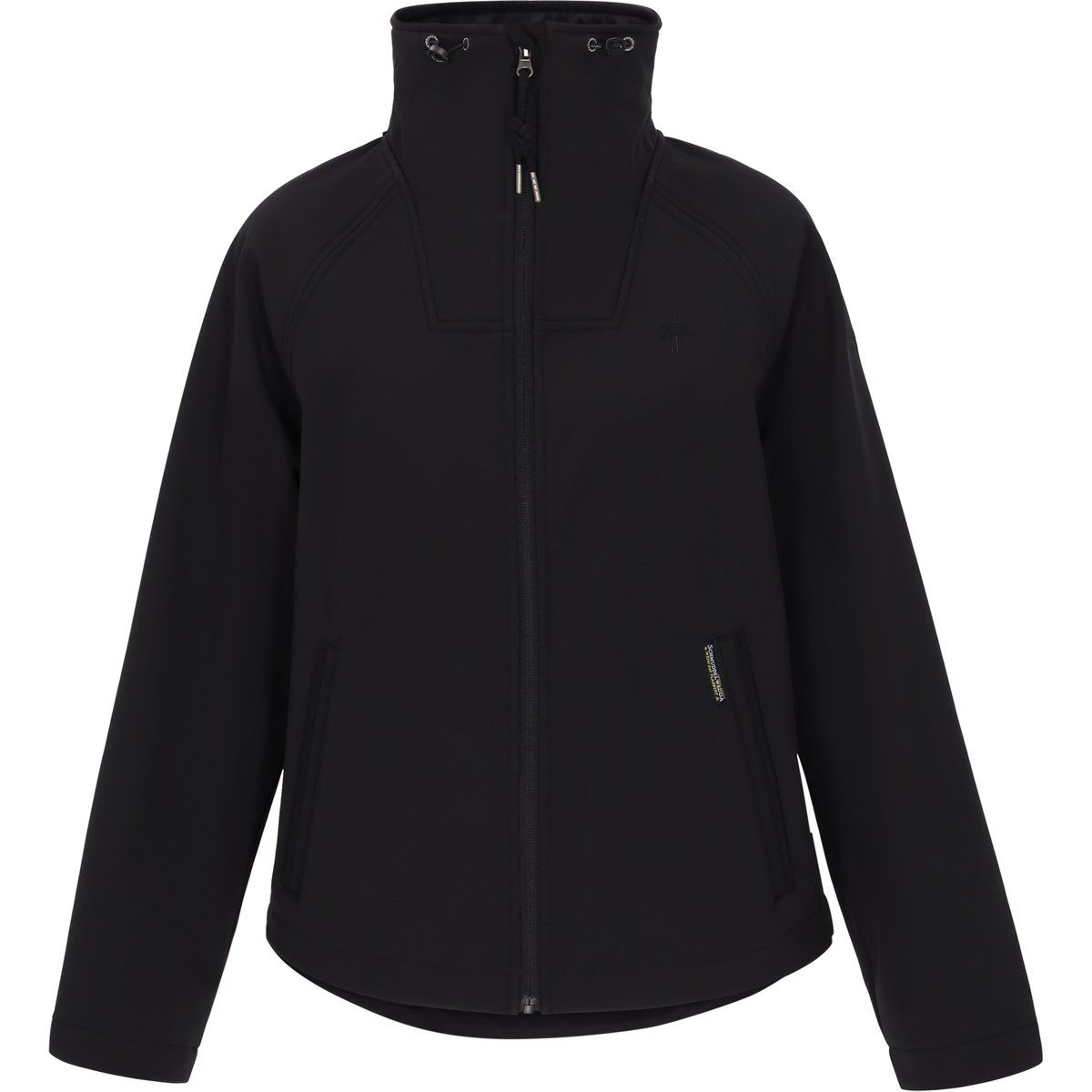 Funktionale Softshelljacke mit Stehkragen
