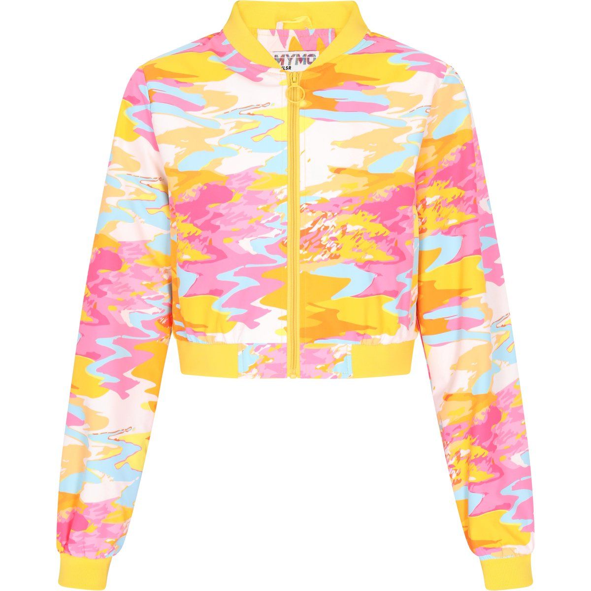 Bomberjacke mit markantem Augenprint