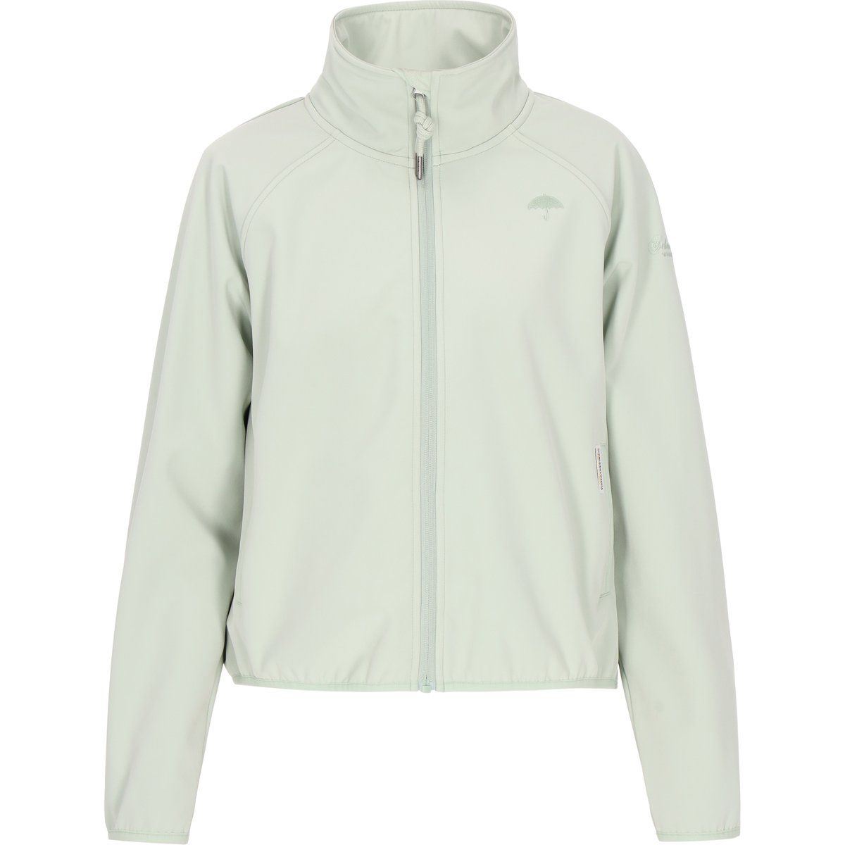 Funktionale Softshelljacke mit Stehkragen