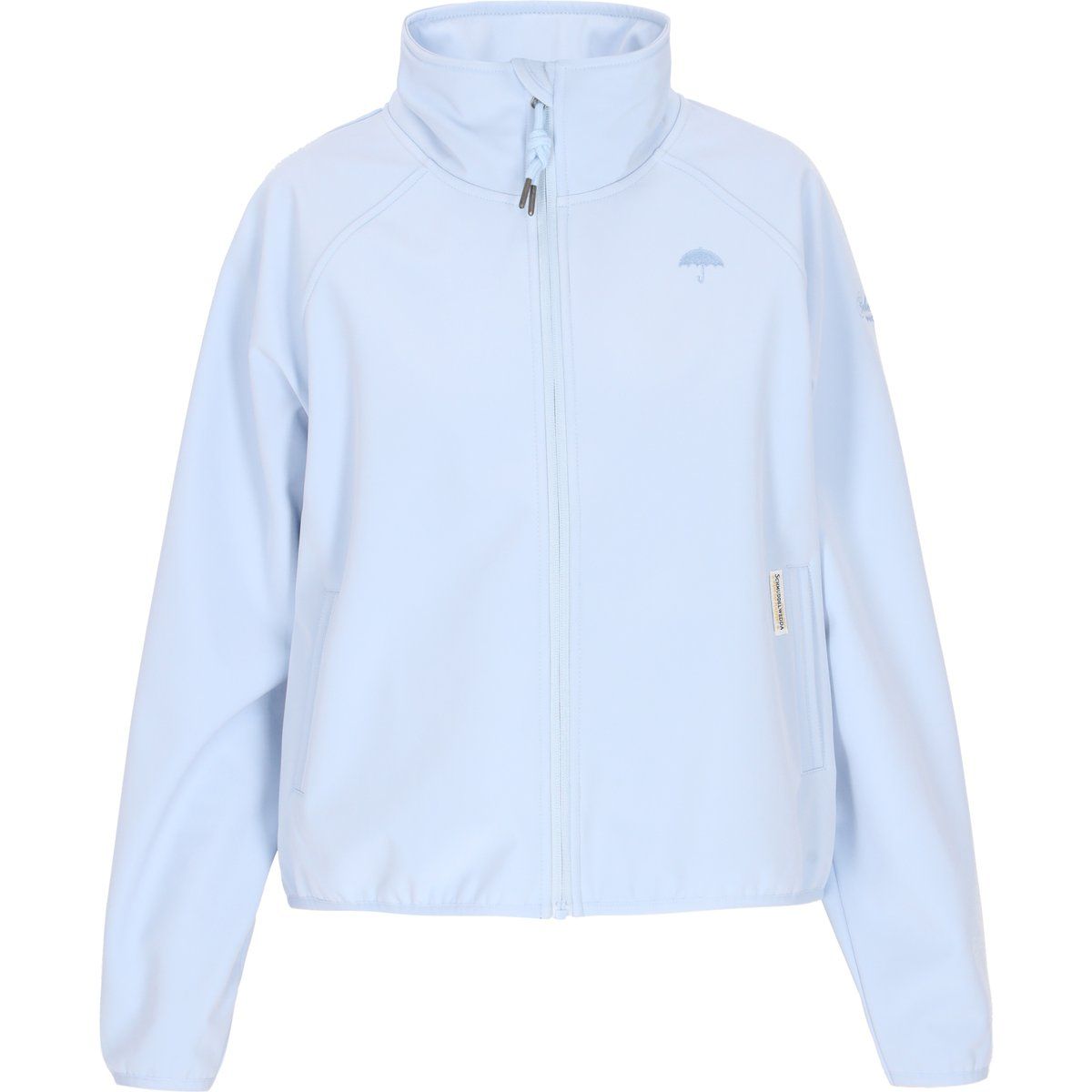 Funktionale Softshelljacke mit Stehkragen