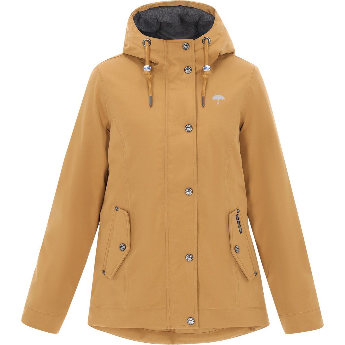Wetterfeste Anorak-Jacke mit Kapuze