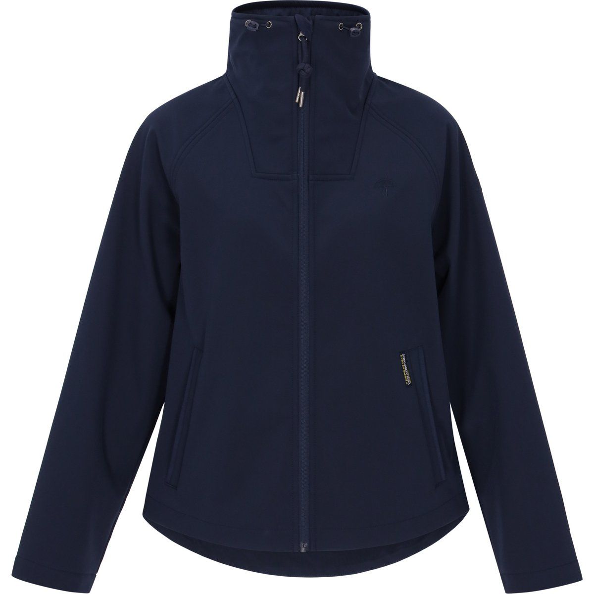 Funktionale Softshelljacke mit Stehkragen