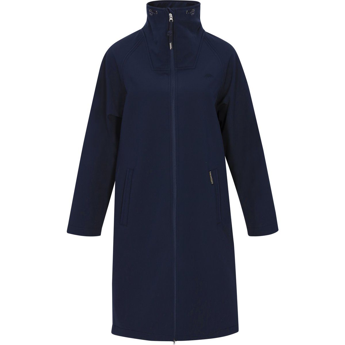 Funktioneller Softshell-Parka mit Stehkragen