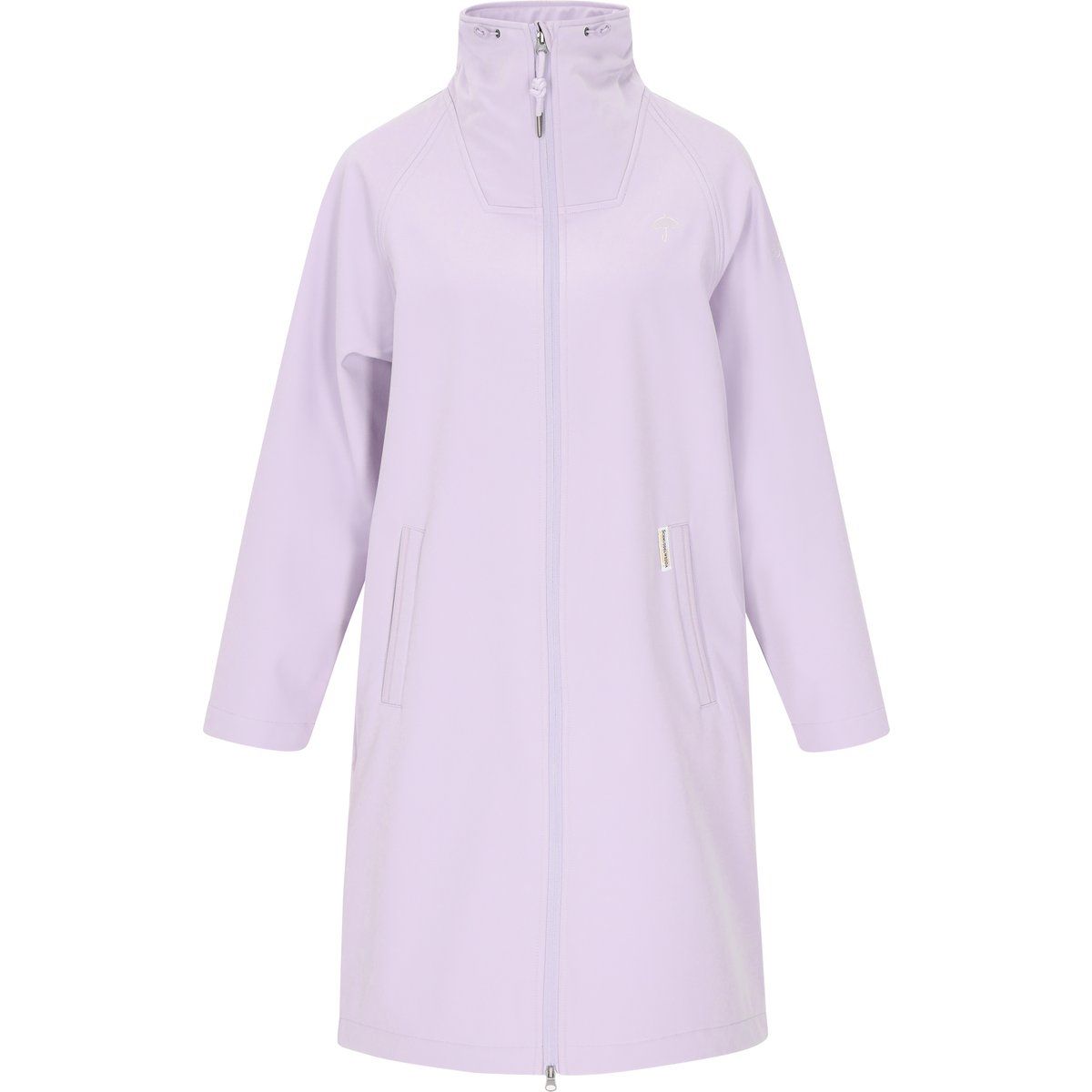 Funktioneller Softshell-Parka mit Stehkragen