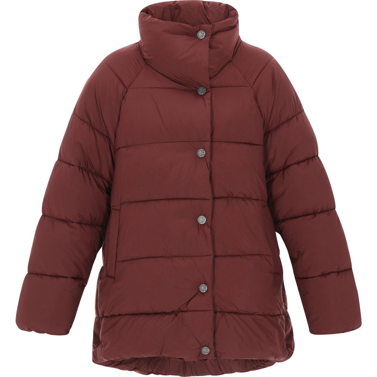 Gesteppte Pufferjacke mit Stehkragen