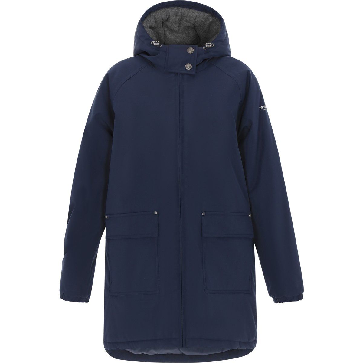 Wetterfester Kapuzenparka mit Taschen