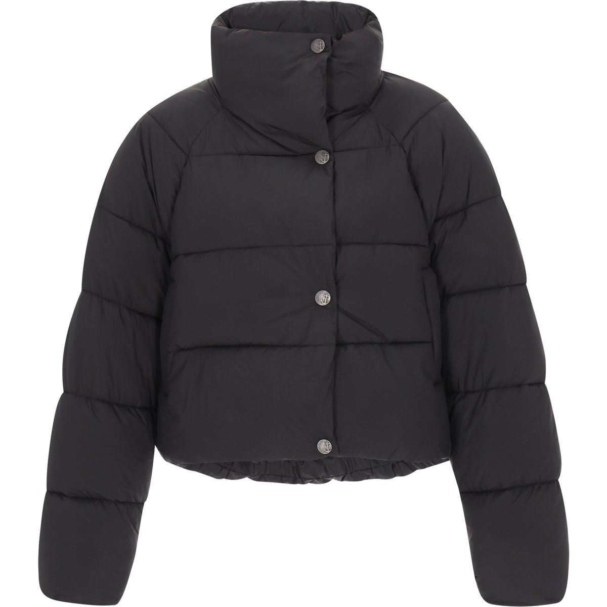 Wattierte Stehkragen-Steppjacke