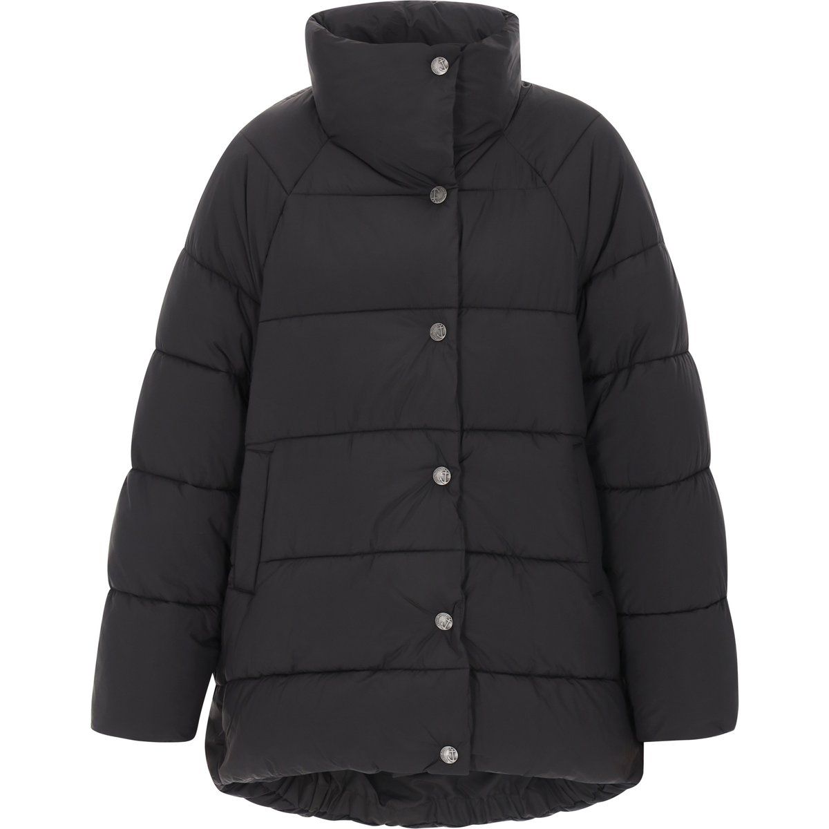 Wattierte Jacke mit Stehkragen