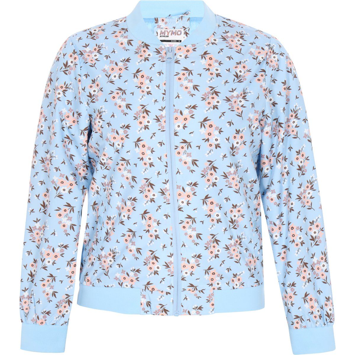 Bomberjacke mit Blumenmuster