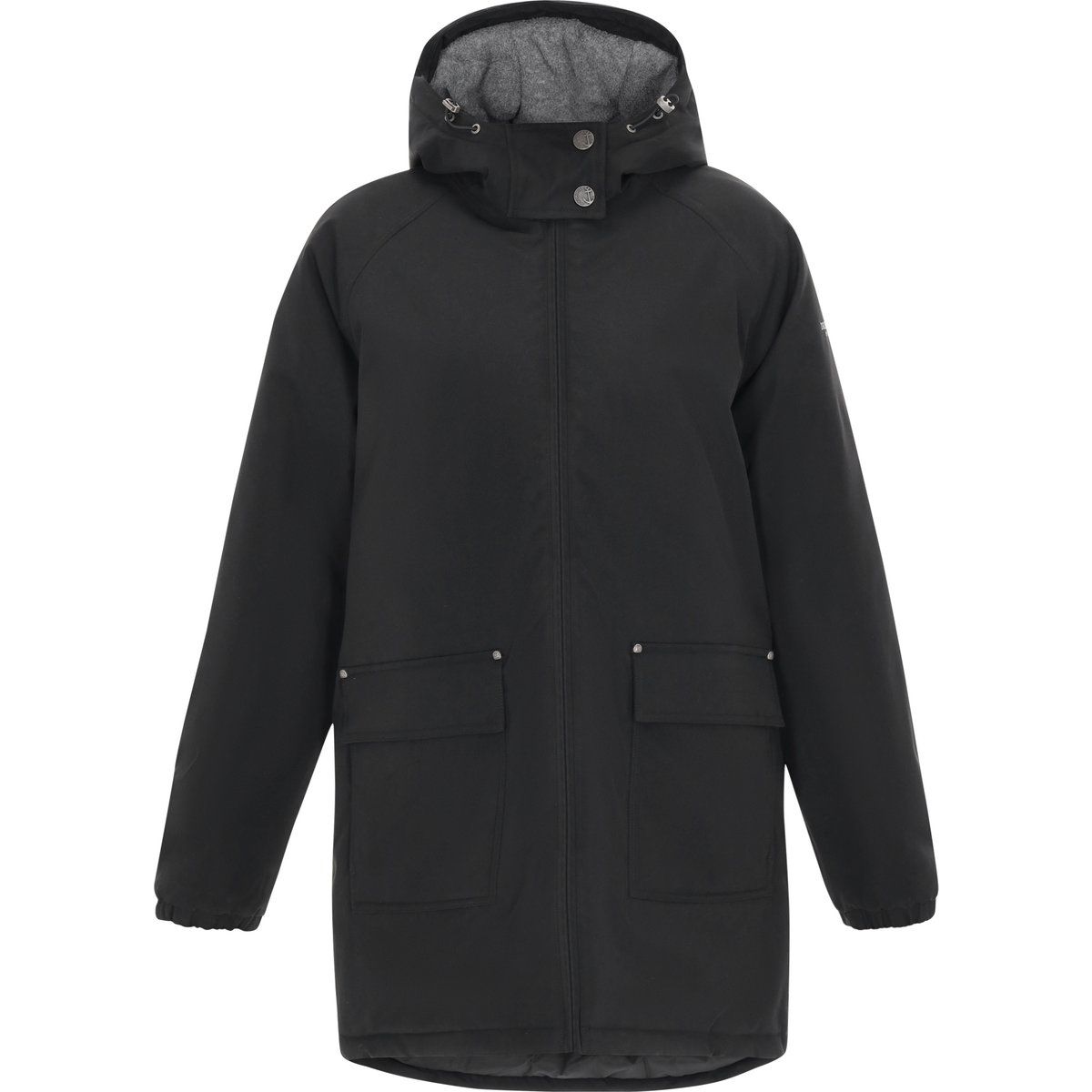 Minimalistischer Kapuzen-Anorak mit Taschen