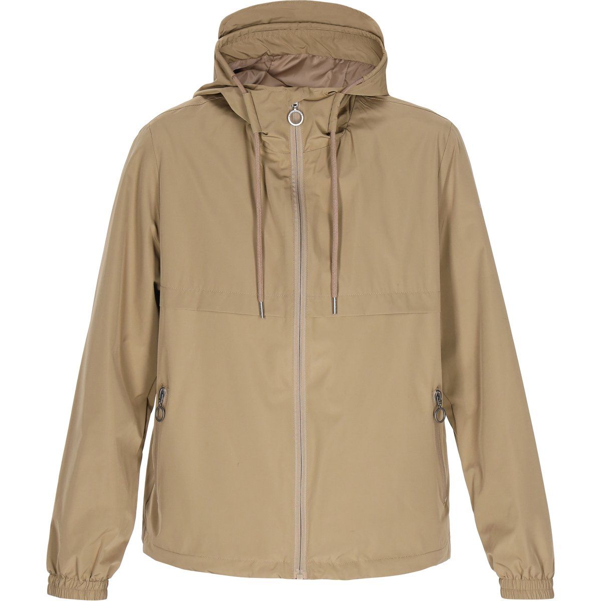 Lässige Windjacke mit Kapuze