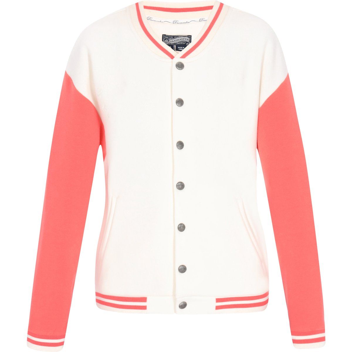 Strickjacke im Vintage-Colorblock-Stil